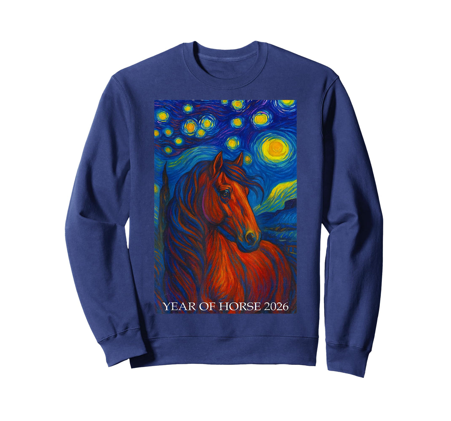 Horse Painting Year of The Horse Chinese Zodiac New Year NYE T-Shirt