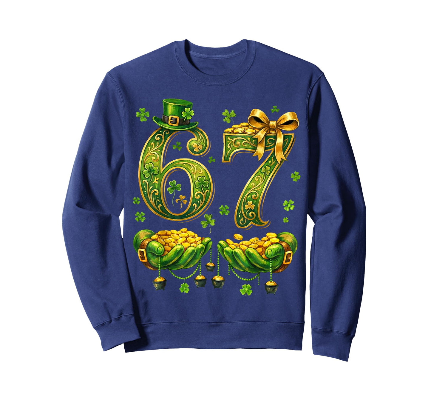 6 7 St. Patricks Day Six Seven Meme T-Shirt