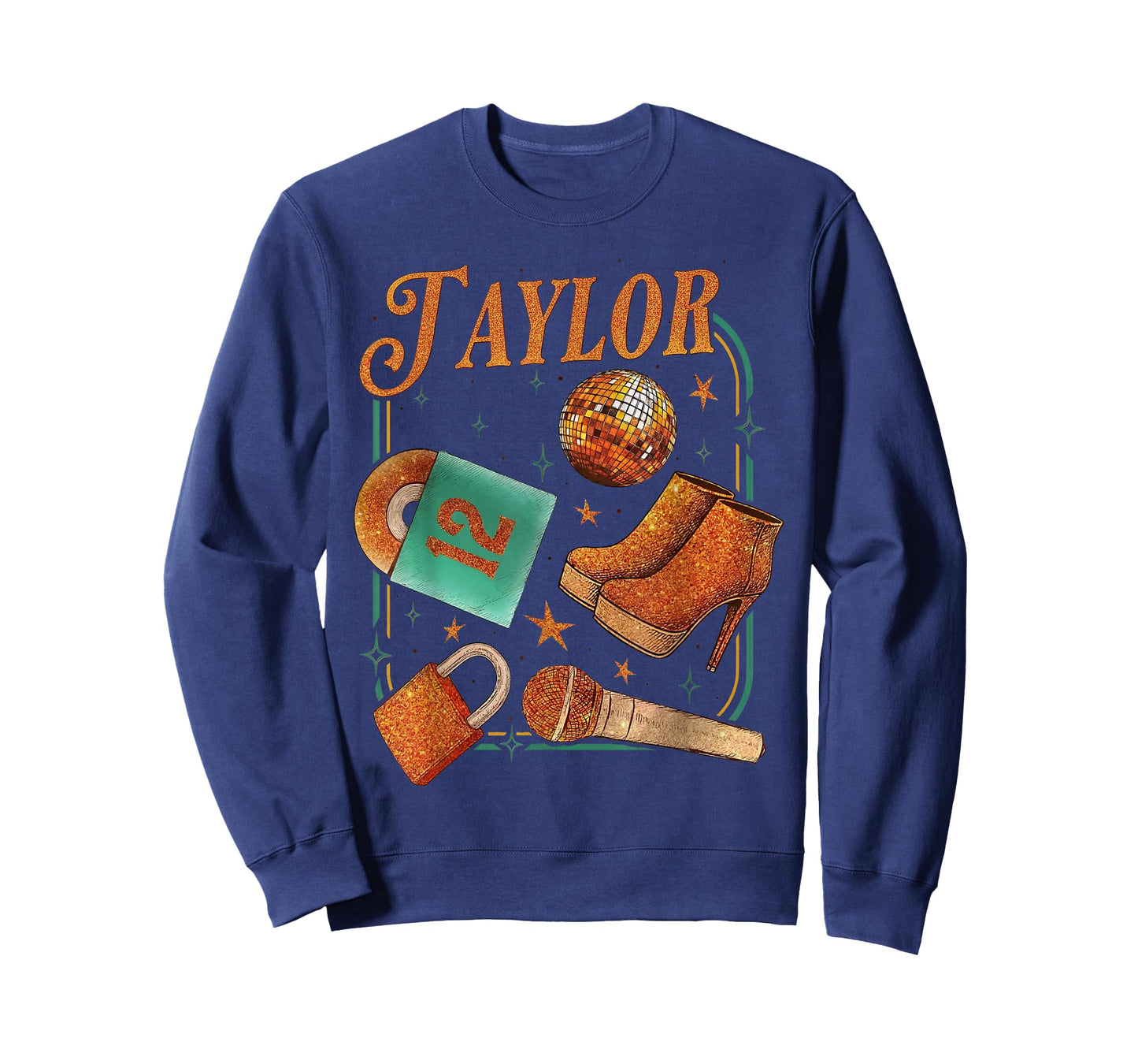 Girl Retro Taylor First Name Personalized Groovy 80's T-Shirt