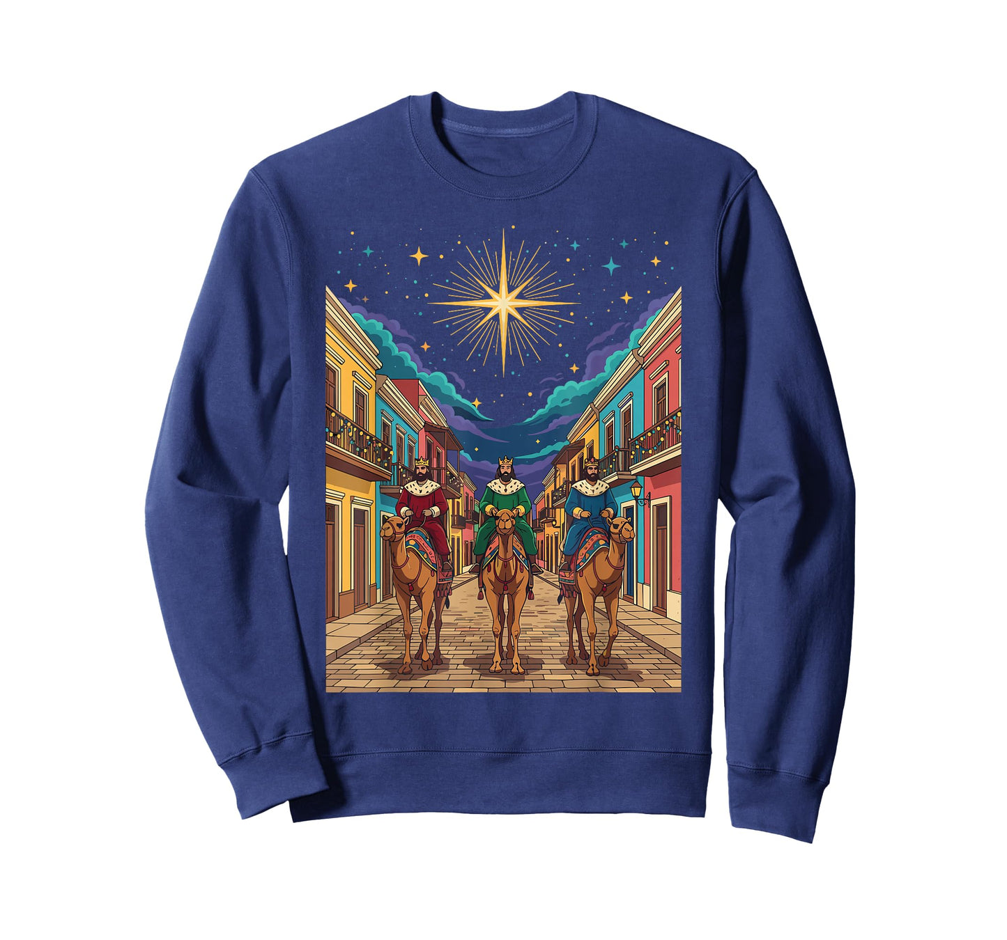 Three Kings Day Puerto Rico Día de Reyes Boricua Navidad T-Shirt