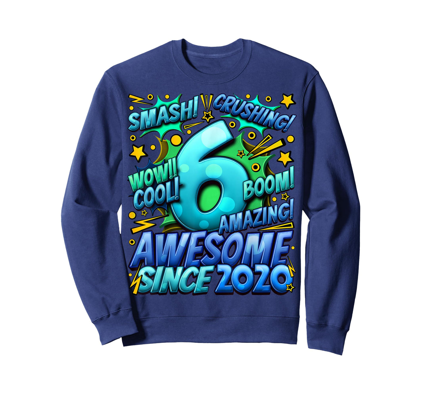 6 Year Old Gifts for Boys 6th Birthday Boy 6 Year Old Boy T-Shirt