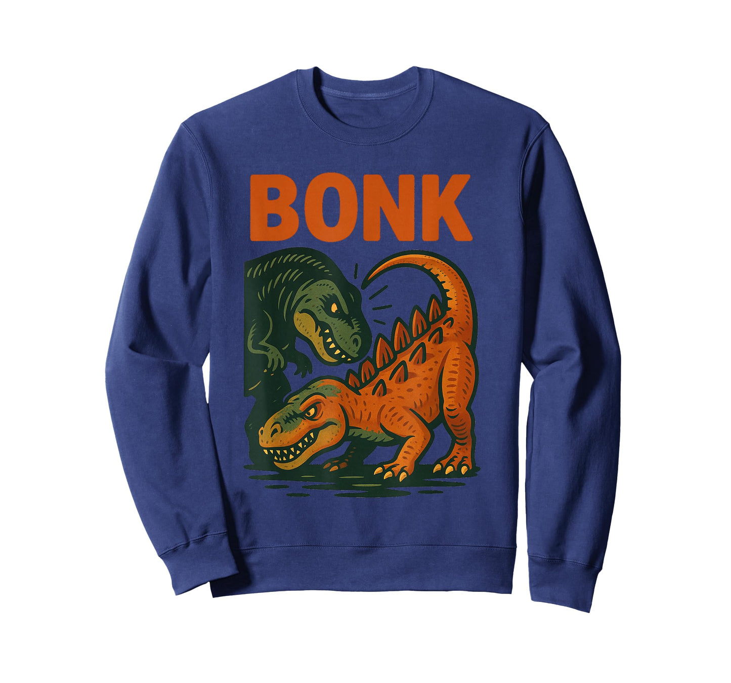Bonk Dinosaur Funny Prehistoric Humor Design T-Shirt