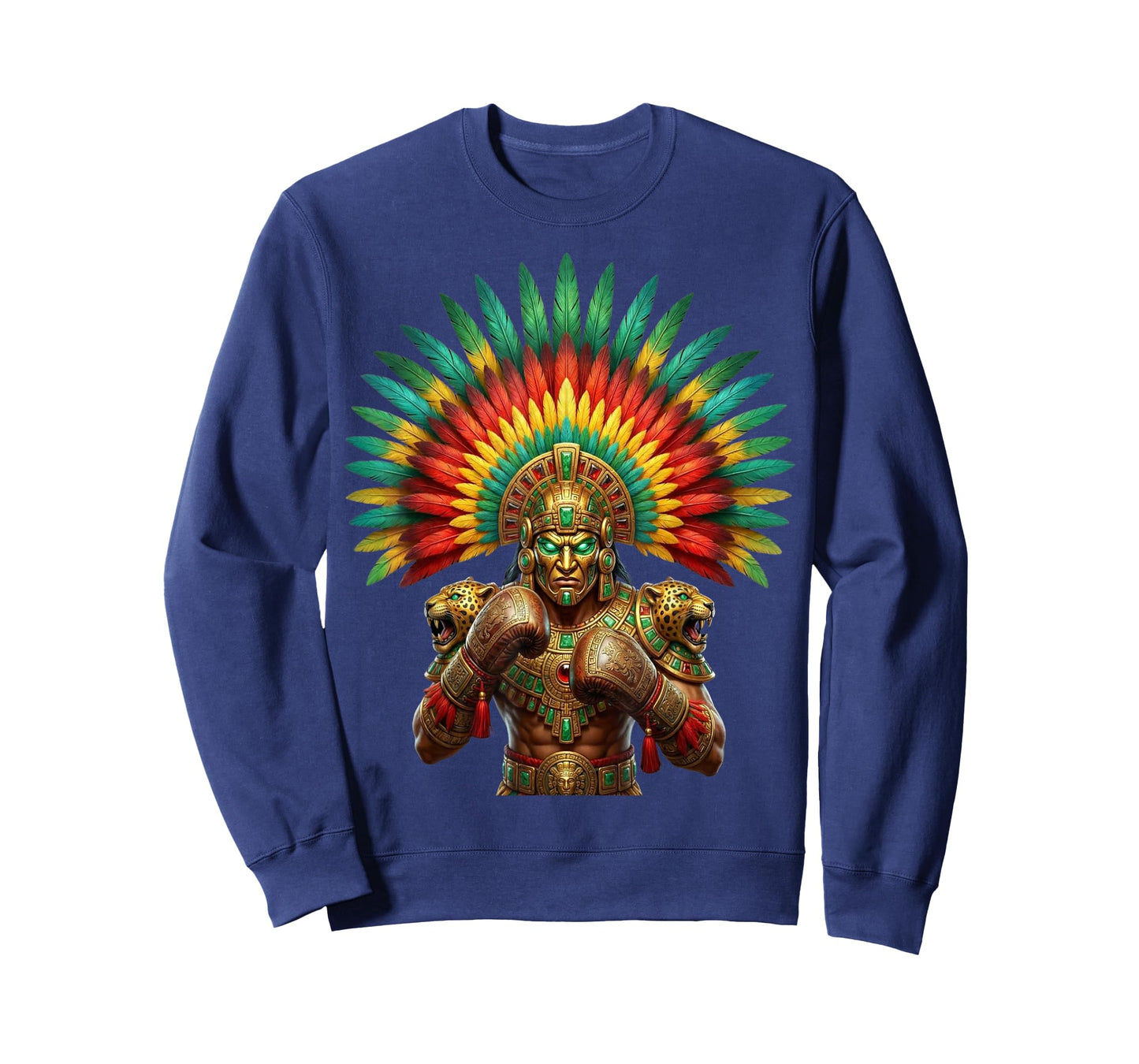 Mexican Boxing Pride Aztec Warrior Boxing T-Shirt