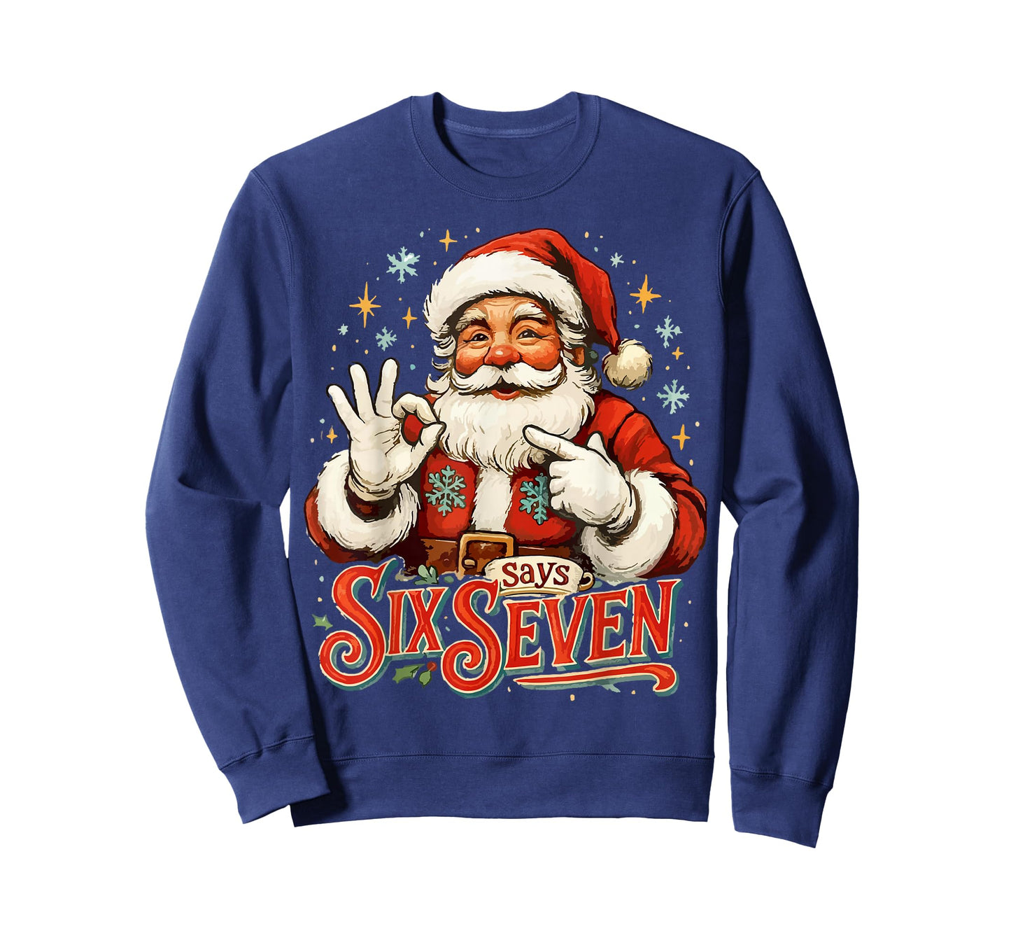 67 Meme Humor 6-7 Funny Santa Says Christmas 67th Birthday T-Shirt