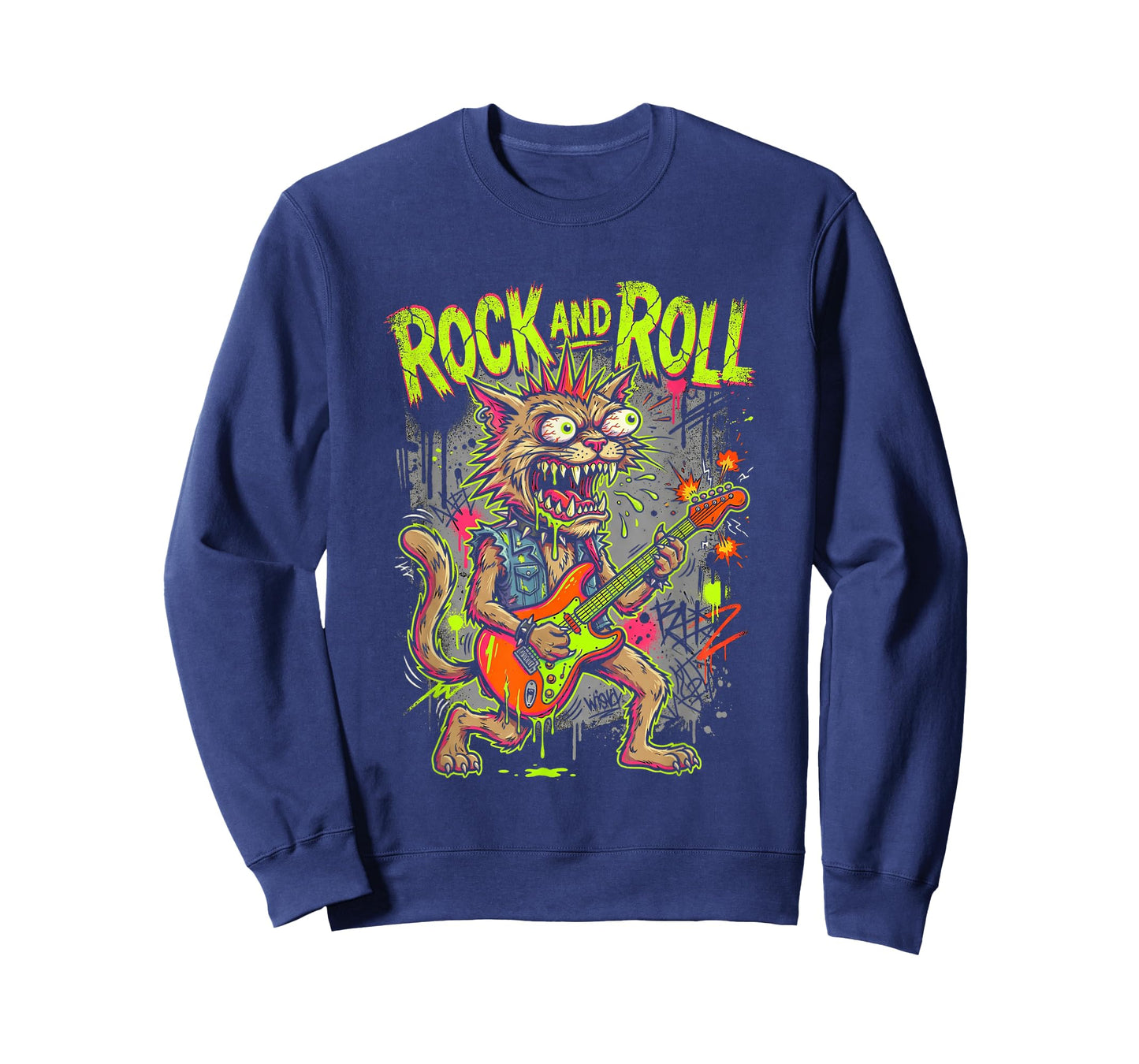 Punk Rocker Heavy Metal Art T-Shirt