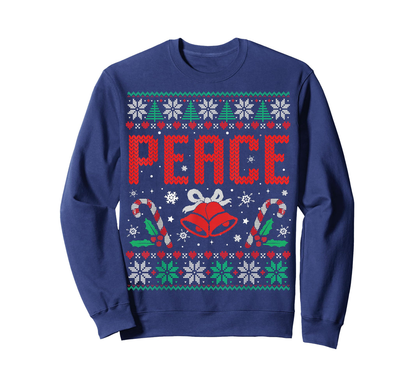 Peace I Come in Peace Couple Matching Christmas Ugly Sweater T-Shirt