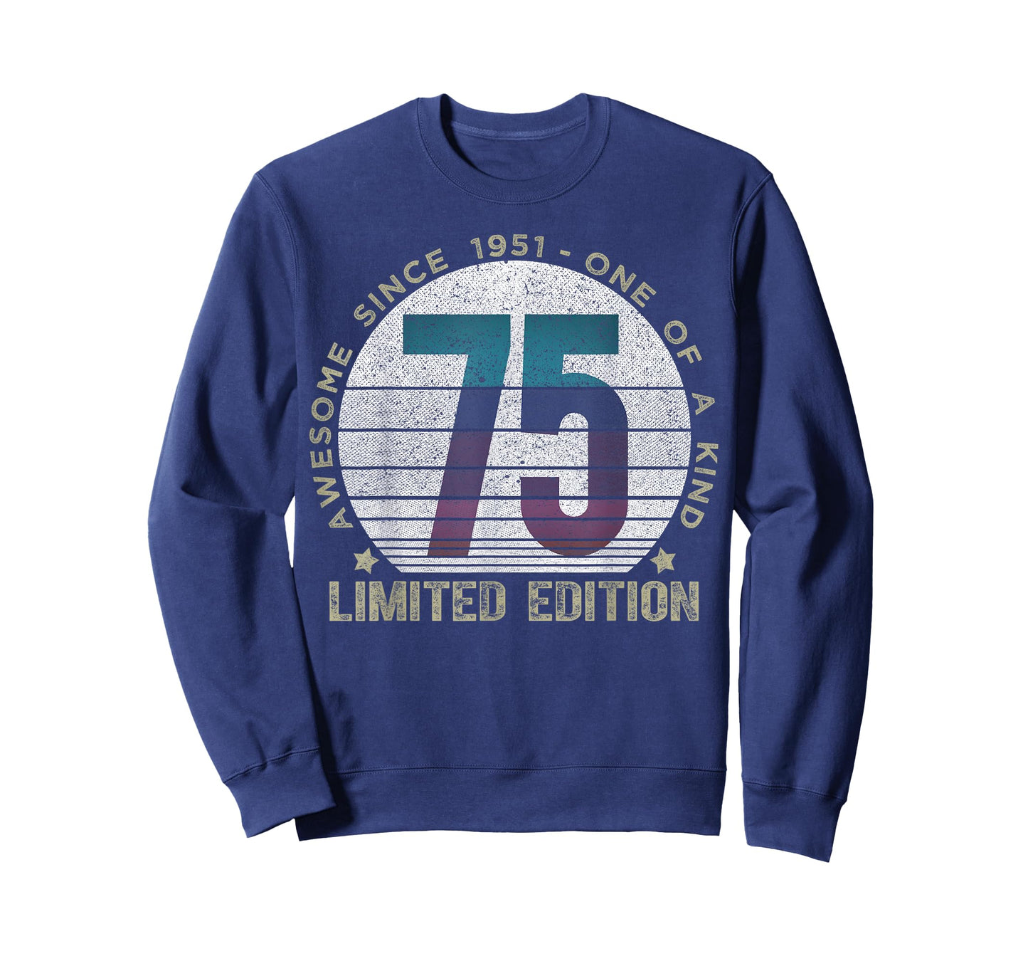 75 Year Old Gifts Vintage 1951 Limited Edition 75th Birthday T-Shirt