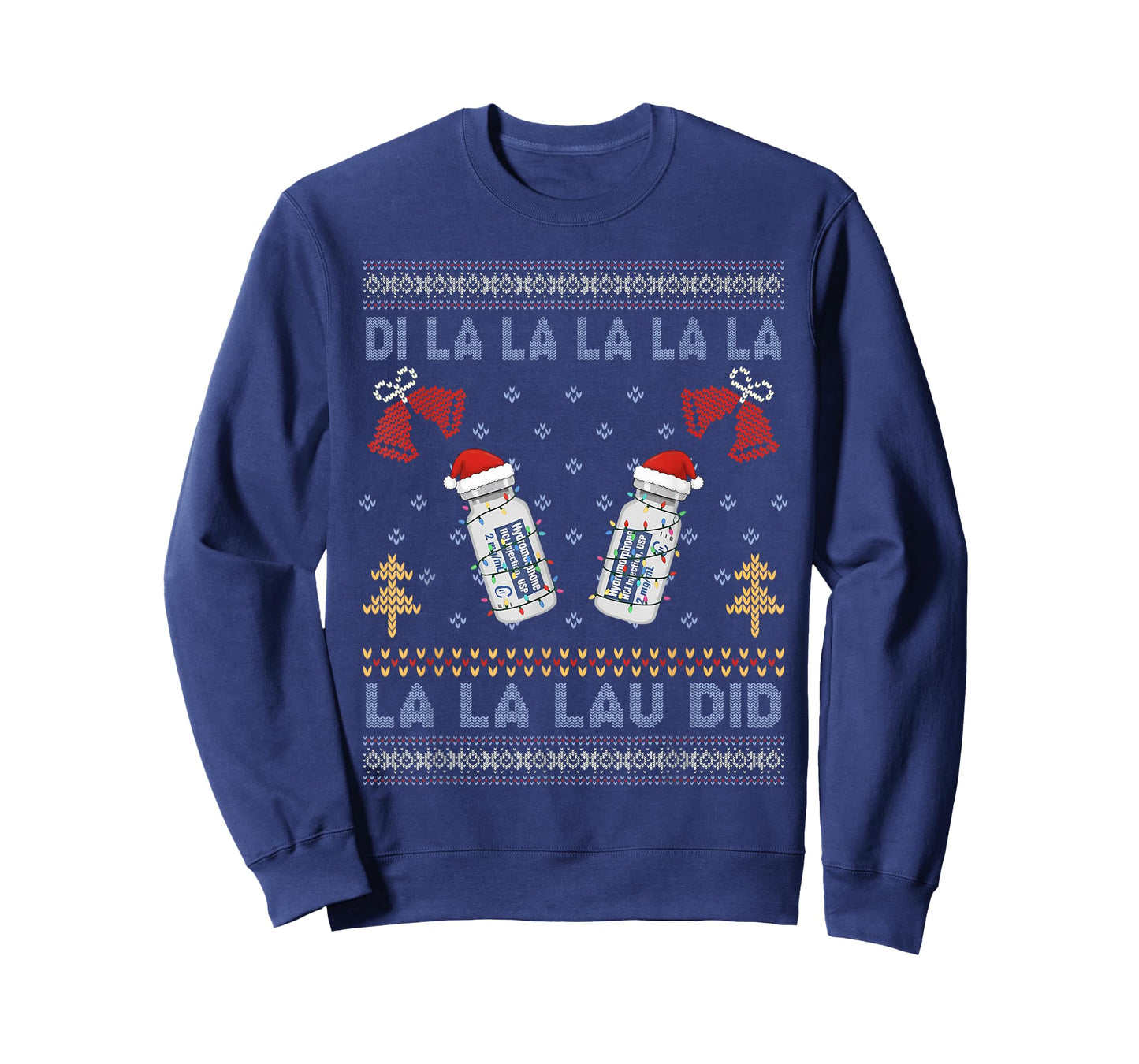 Dilaudid Ugly Christmas, Nurse Winter, Emergency Department T-Shirt