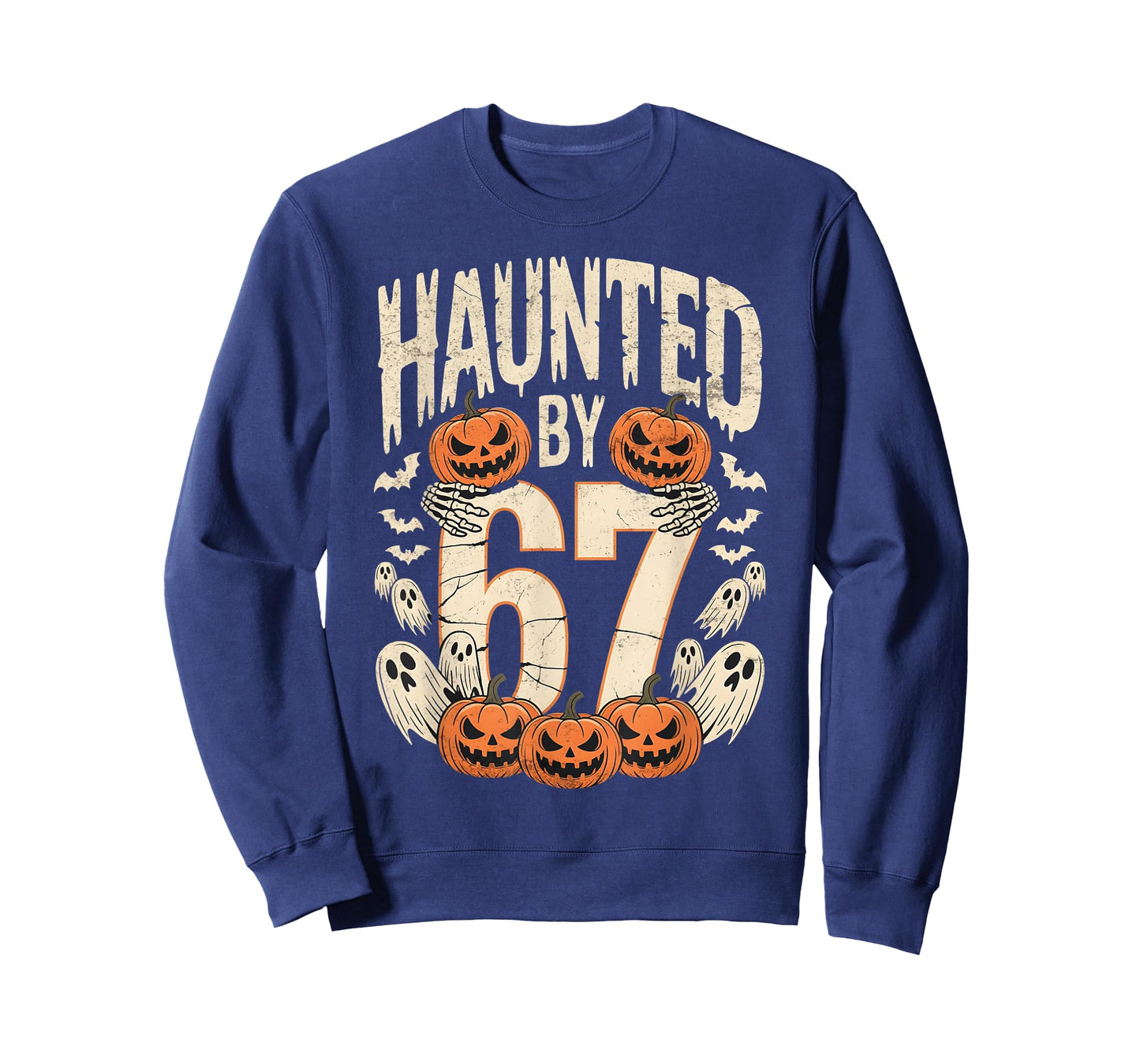 Haunted by 67 Six Seven Halloween T-Shirt