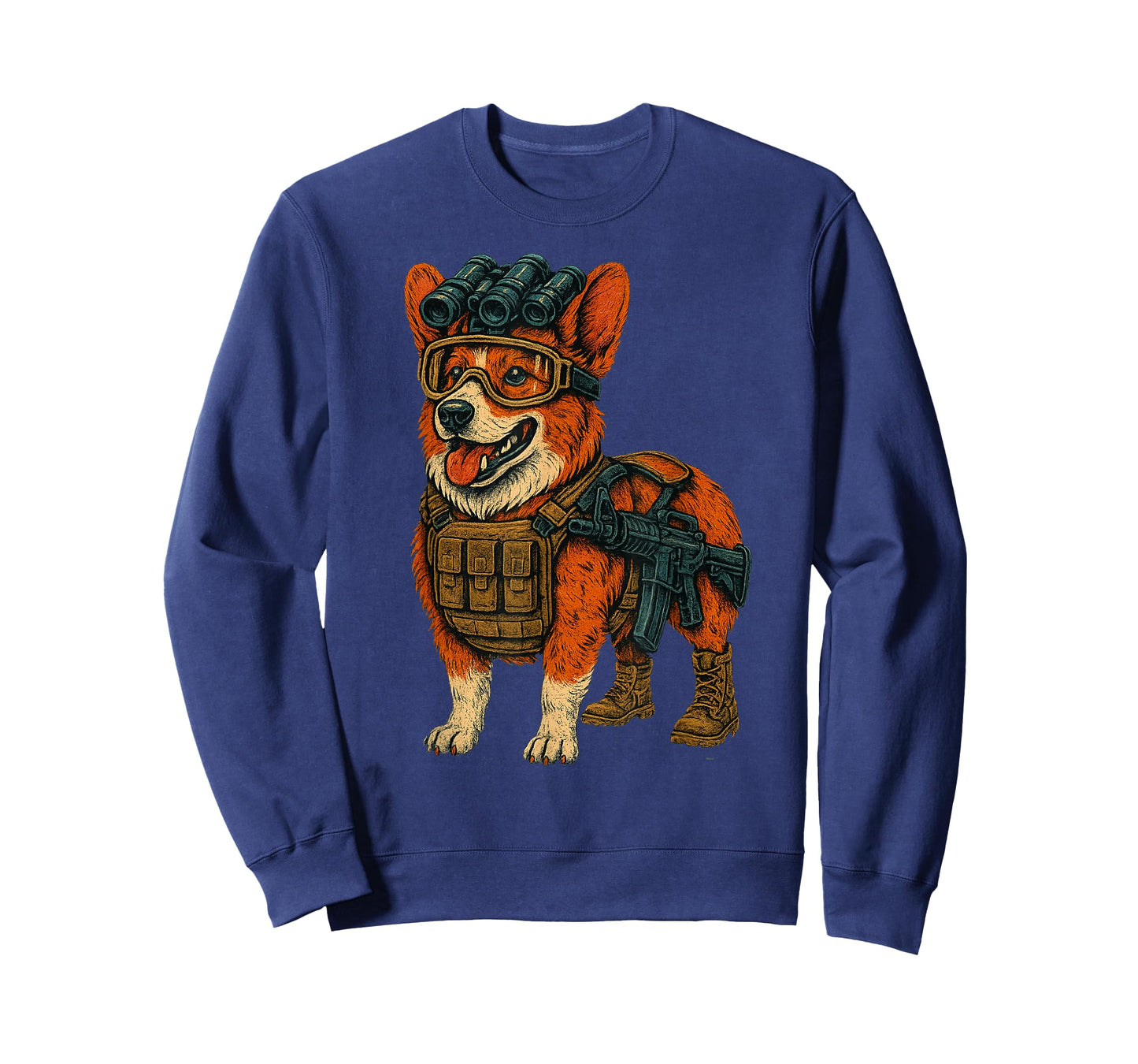 Funny Tactical Corgi Dog Design for Corgi Lover - Corgi T-Shirt