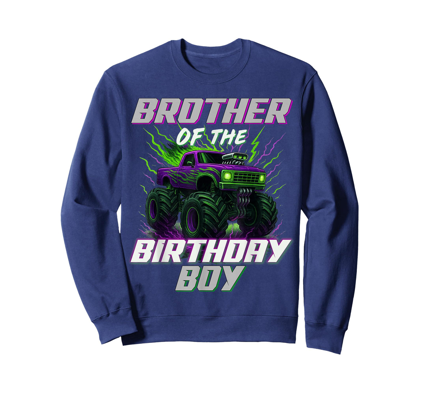 Brother of The Birthday Boy Monster Truck T-Shirt