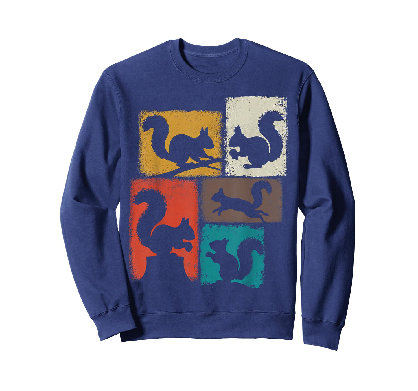 Squirrel Vintage Collage Nut Lover T-Shirt