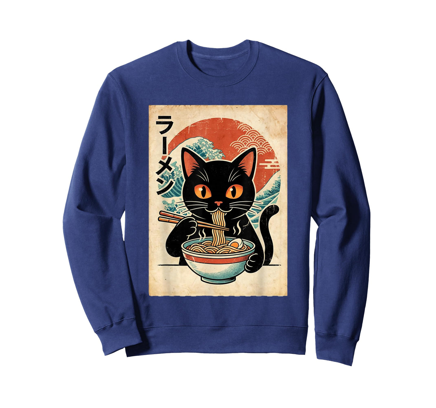 Cute Ramen Cat Kawaii Japanese Anime Cat Lover T-Shirt