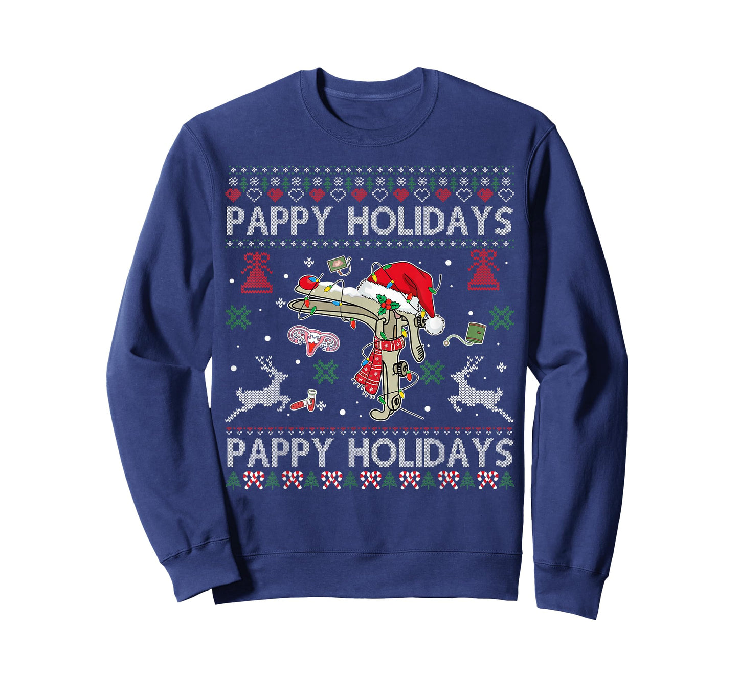 Speculum Santa Pappy Holidays Gynecologist Ugly Sweater Xmas T-Shirt