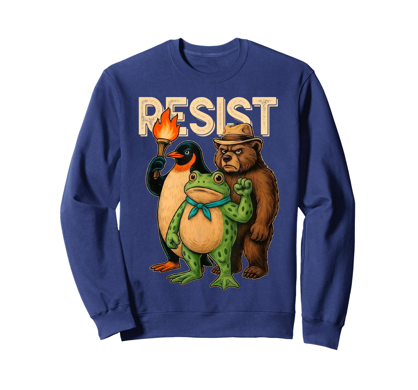 Resist Frog Portland Frog Protest for Men Women T-Shirt