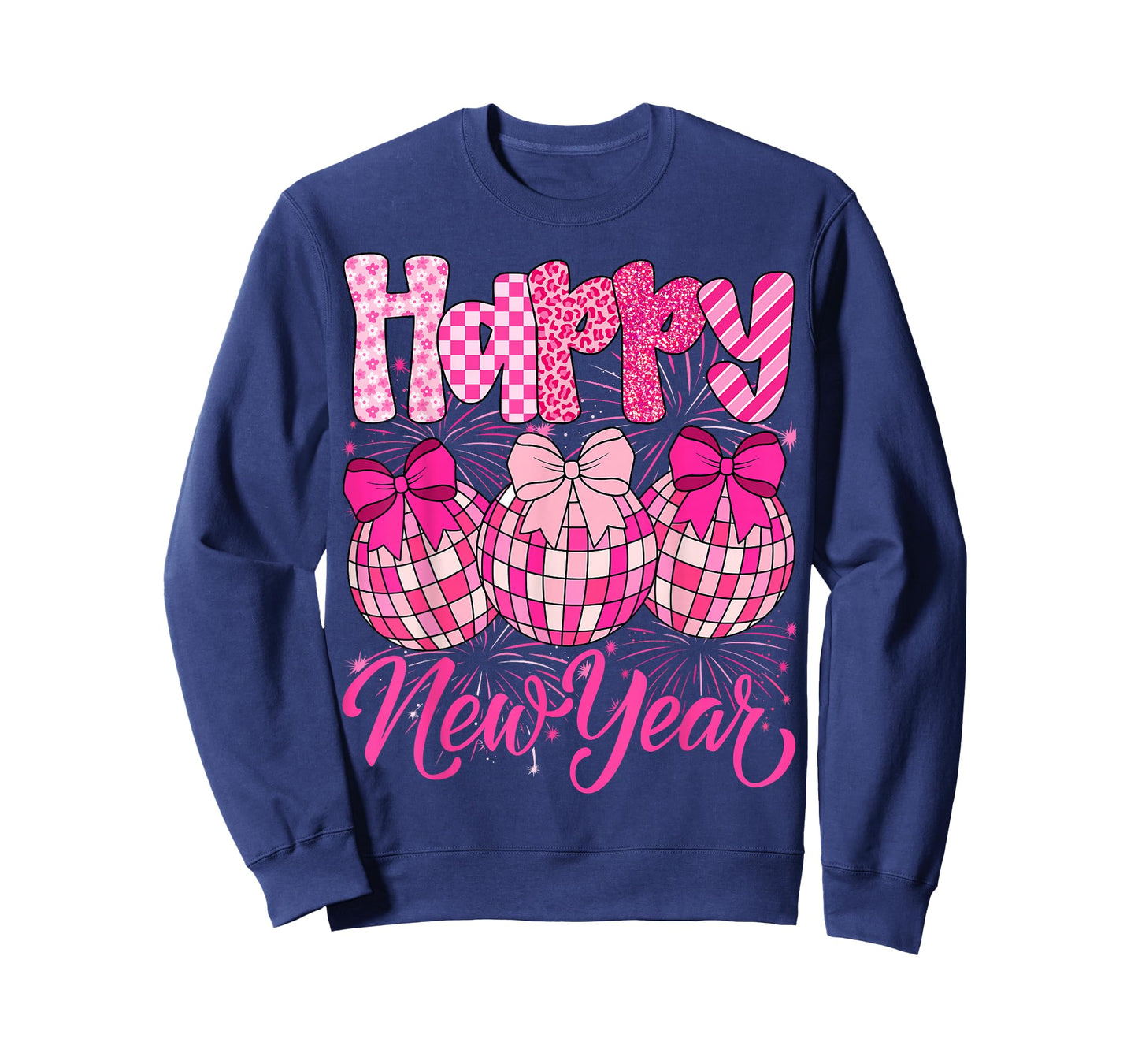 New Year's Eve Hello 2026 Happy New Year 2026 Disco Ball T-Shirt