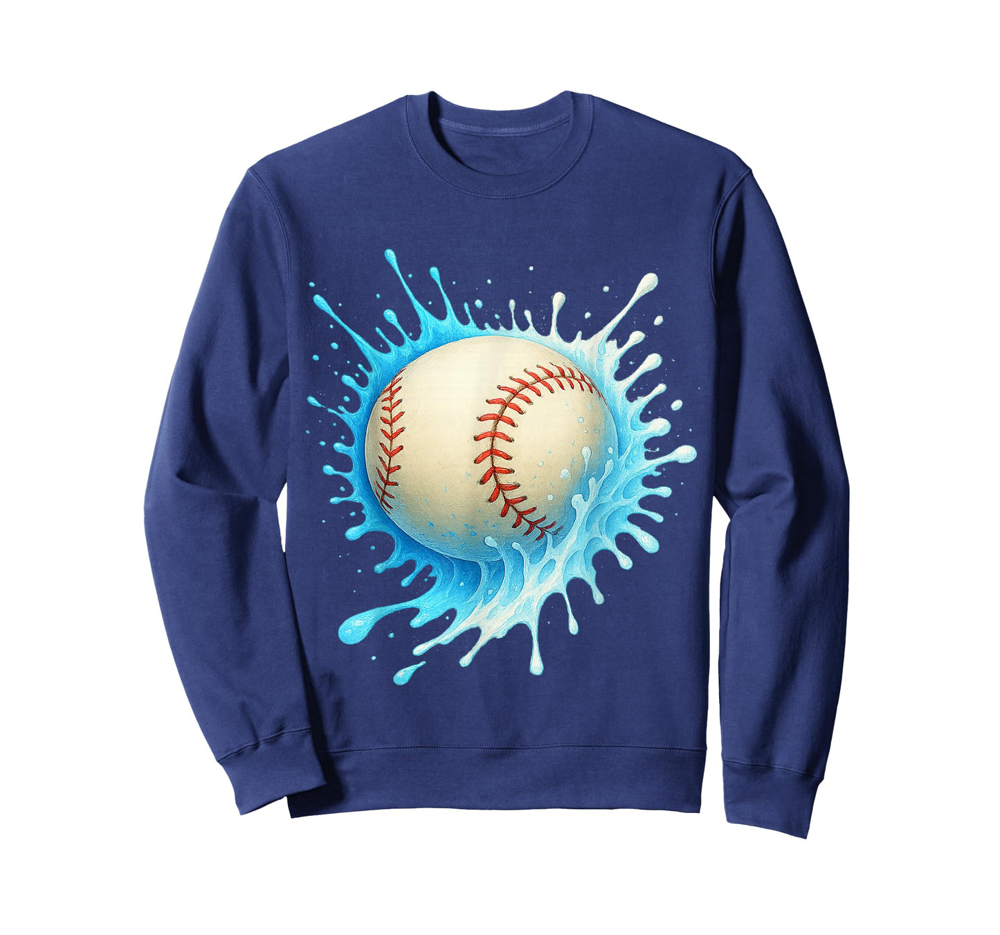 Baseball Drip Team for Boys and Girls Ice Cream Cool T-Shirt