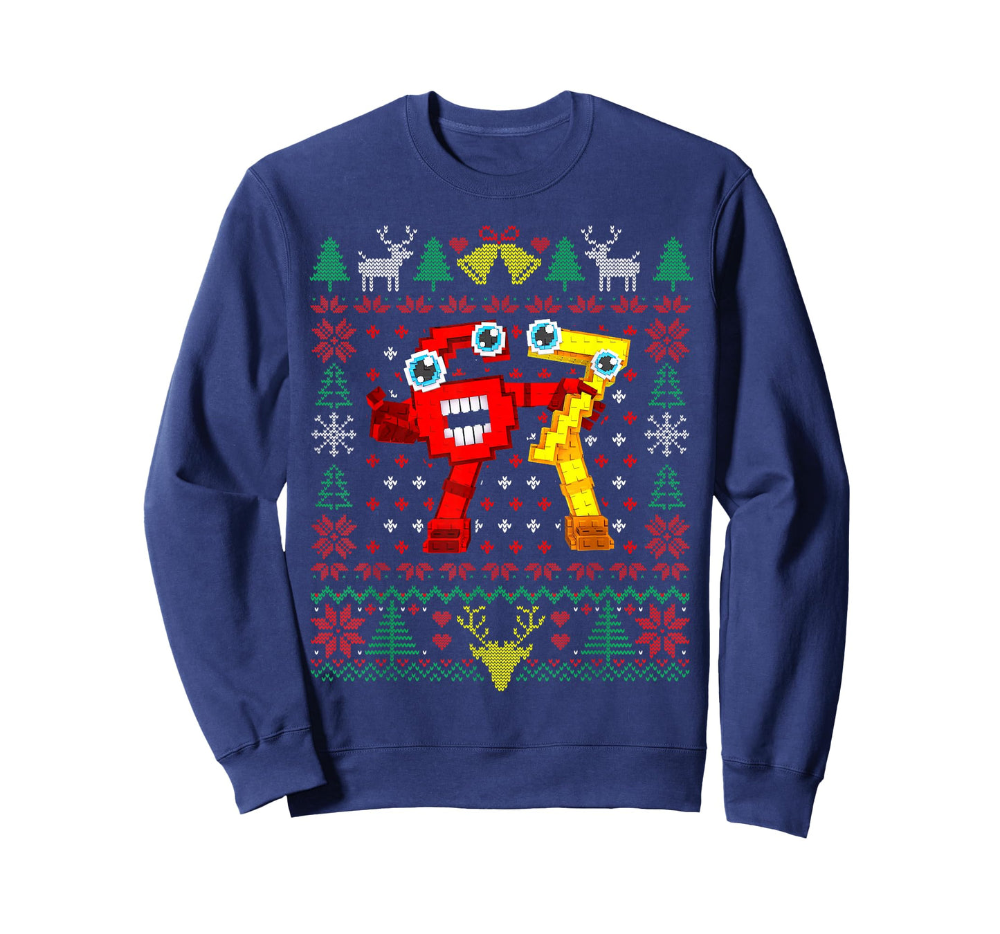 Funny Secret 67 Six Seven 6-7 Brainrot Christmas Ugly Xmas T-Shirt