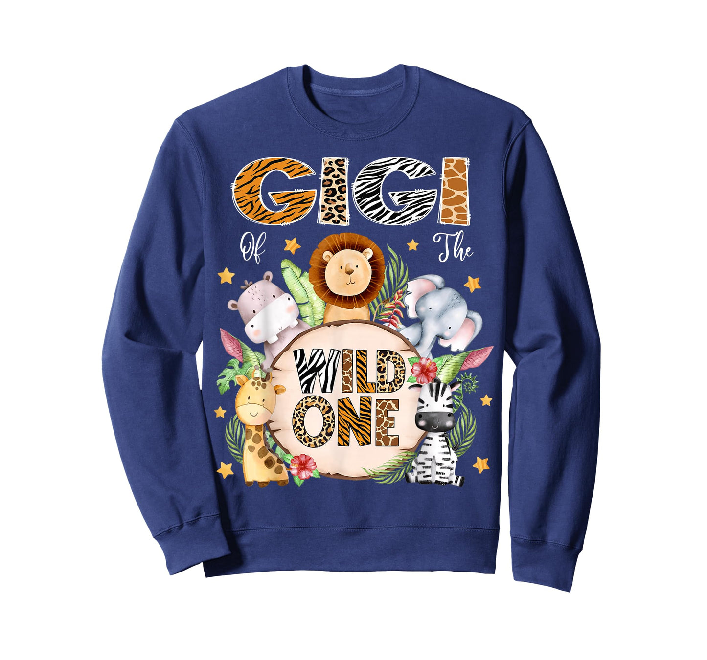 Gigi of The Wild One 1St Birthday Kids Safari Jungle T-Shirt