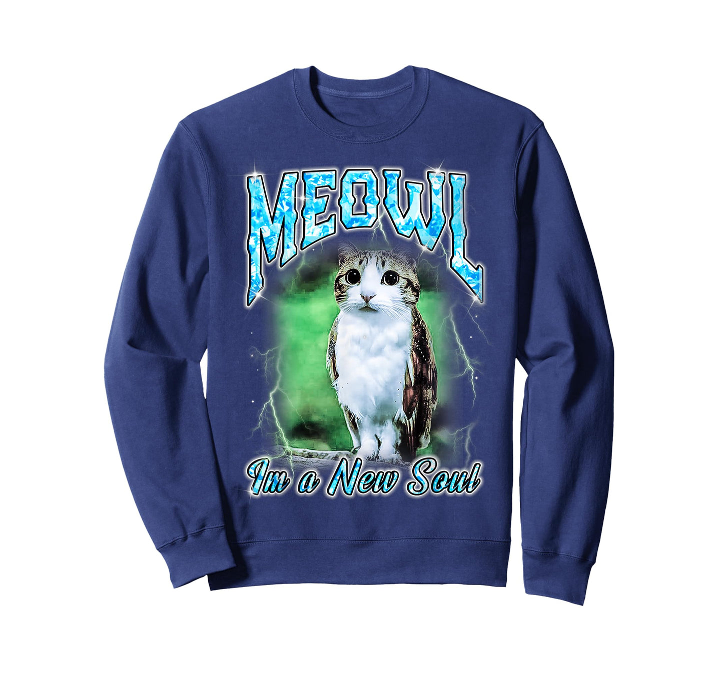 Meowl Cat Owl Funny Cursed Internet Bootleg T-Shirt