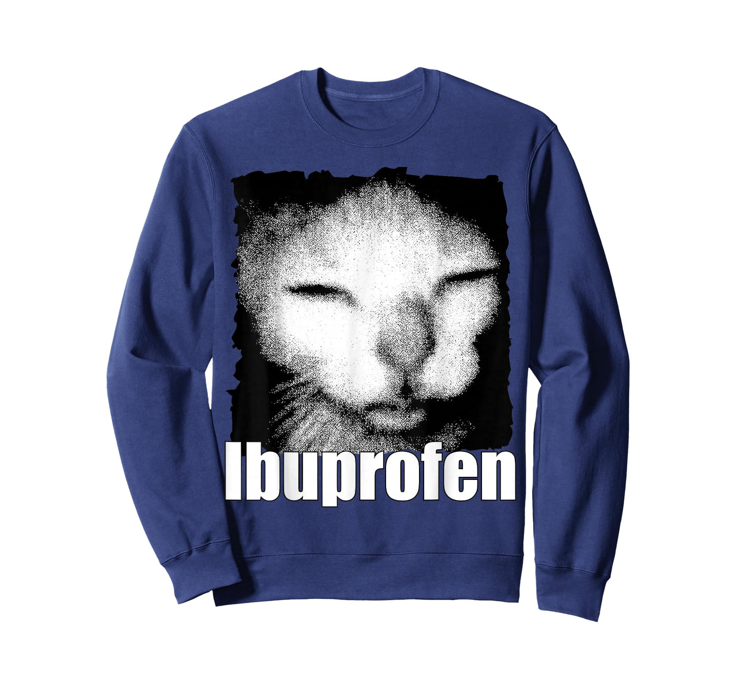Ibuprofen Cat Meme Weird Funny Cat Meme Cringe Ugly Feline T-Shirt
