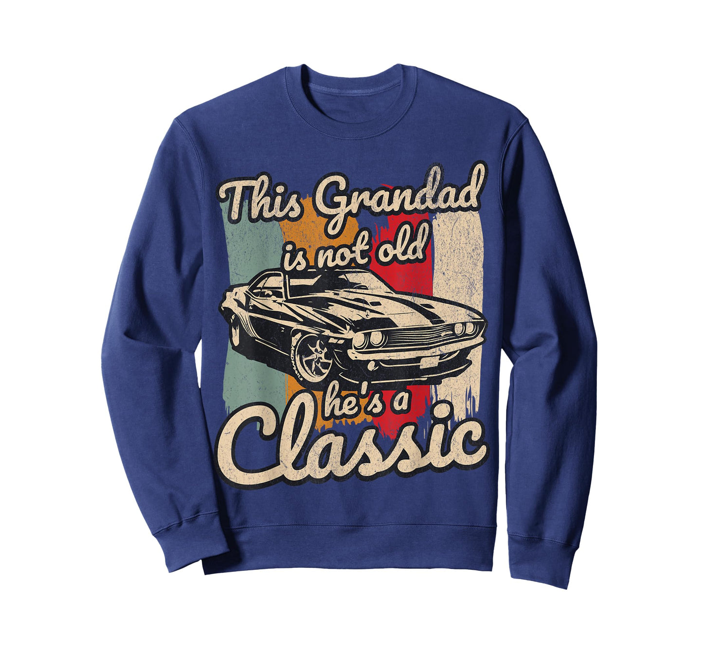 This Grandad is Not Old Hes A Classic Car Fanatic Driving T-Shirt