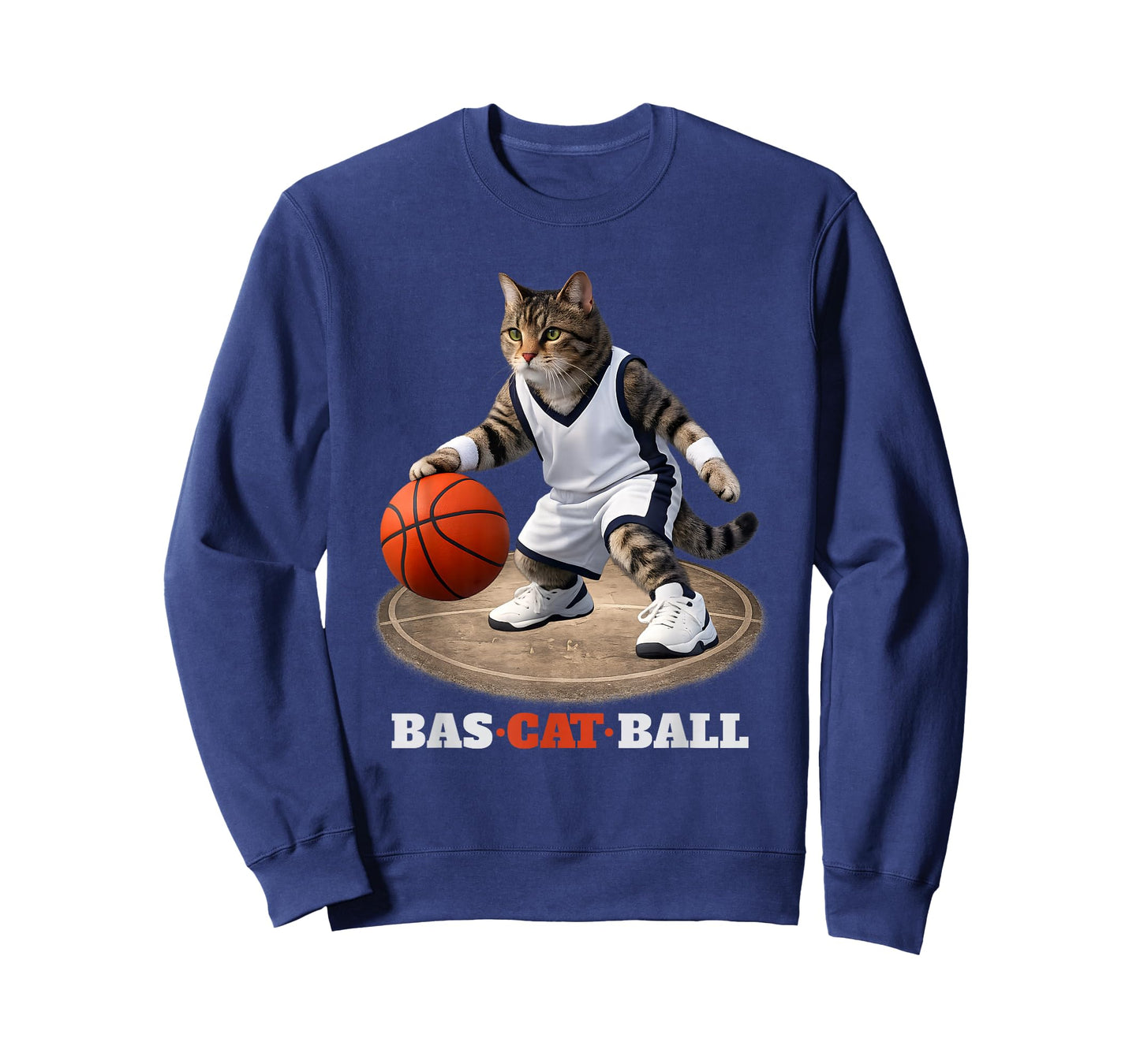 Cats Funny cat Kitten Playing Basketball Sports Hilarious T-Shirt