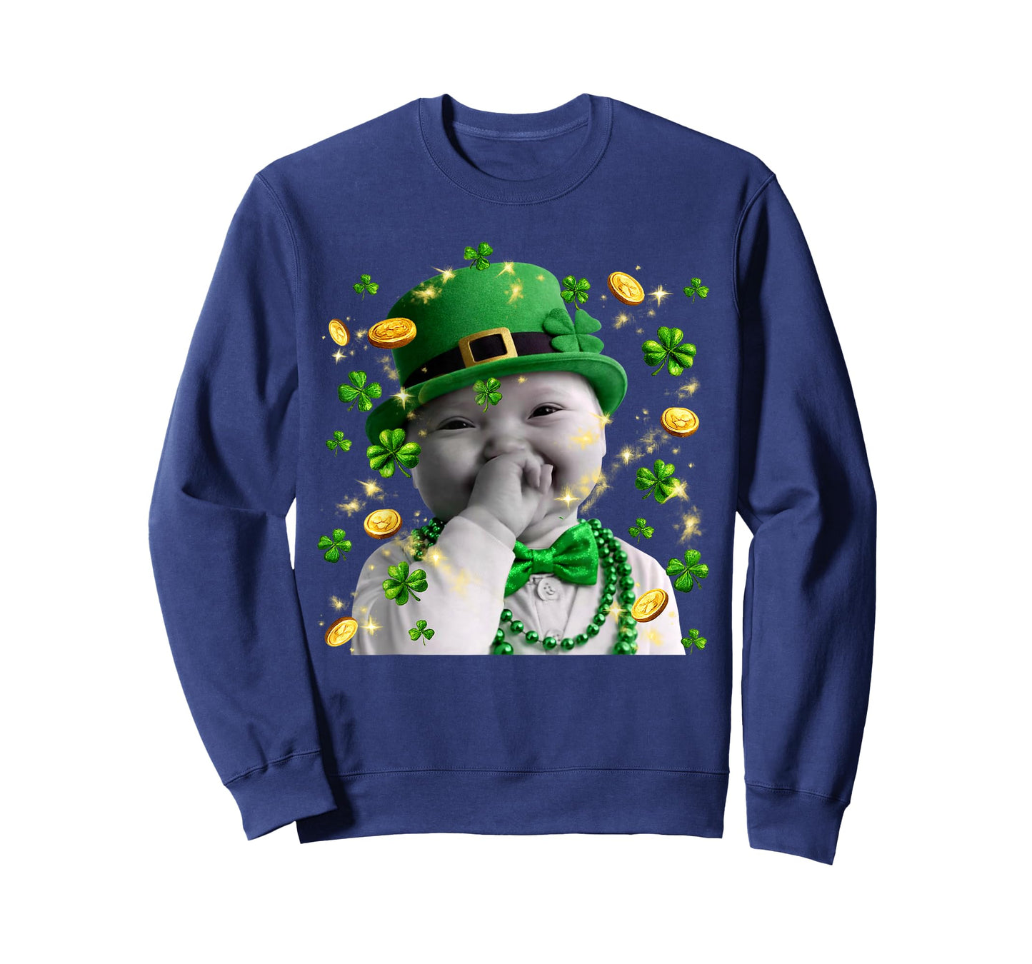 Funny Niche Ai Baby Meme St Patricks Day Party T-Shirt