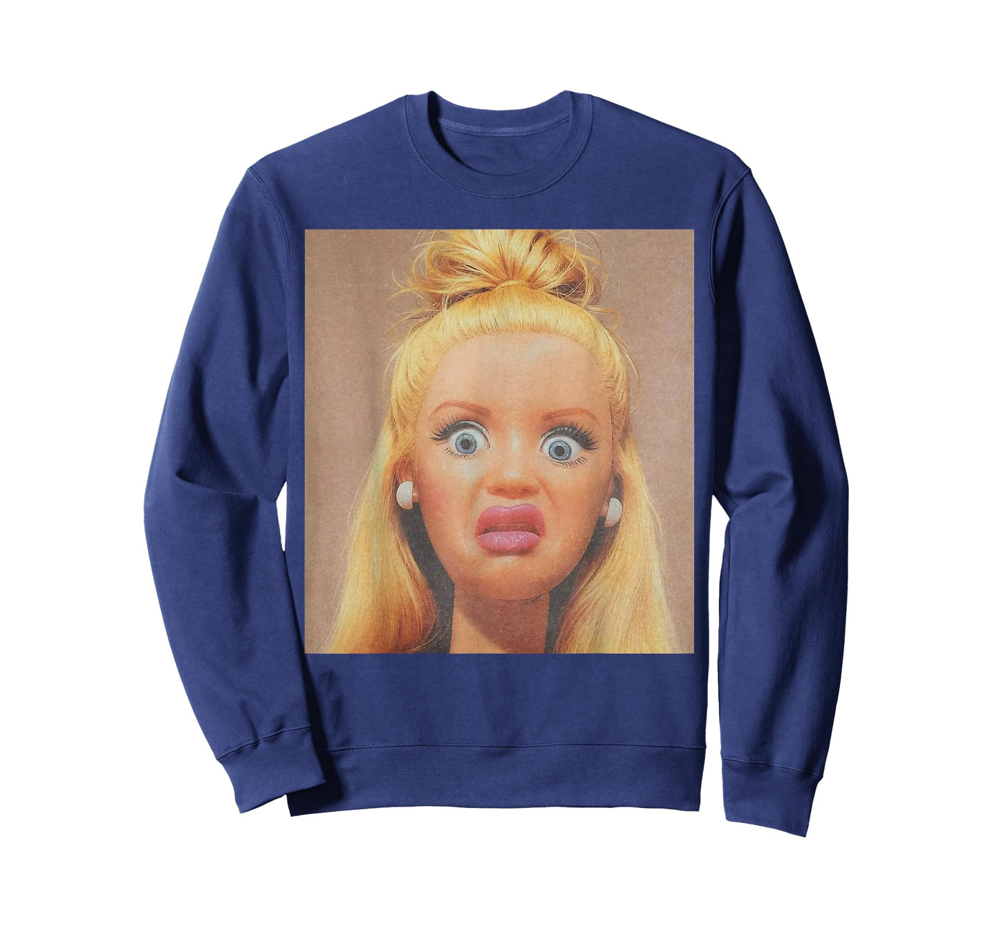 Funny Disgusting Doll face Meme Hilarious Sarcastic T-Shirt