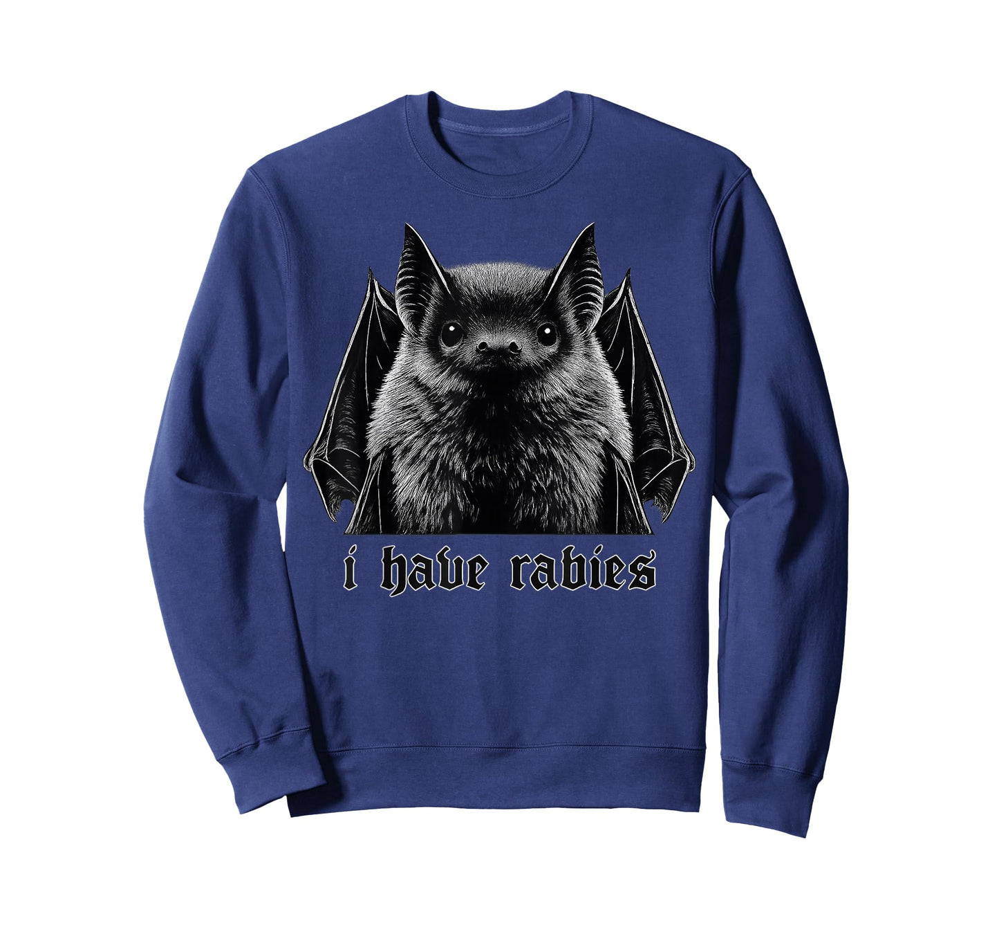 Vintage I Have Rabies Bat Funny Meme Quotes T-Shirt