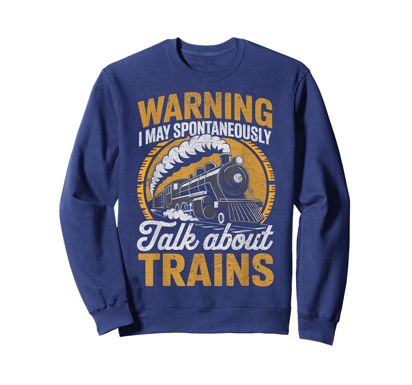 Warning I May Spontaneously Talk About Trains Train Lover T-Shirt