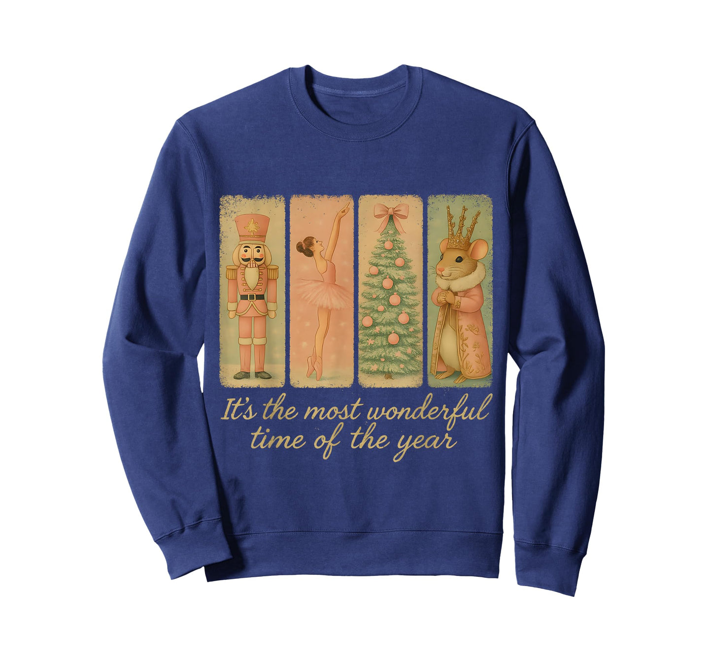 Vintage Nutcracker Ballet Christmas Art for Dancers T-Shirt