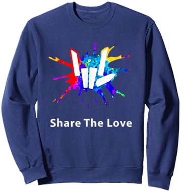 Share The Love for Kids Birthday Gifts Sweatshirt - Sweatshirt | Navy