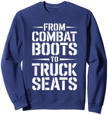 18 Wheeler Trucker Life Diesel Long Haul Sweatshirt - Sweatshirt | Navy