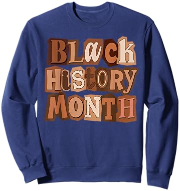 Black History Month Men Women Afro African Pride Culture Sweatshirt - Sweatshirt | Navy