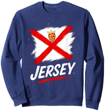 Jersey Flag Bailiwick of Jersey Pride Sweatshirt - Sweatshirt | Navy