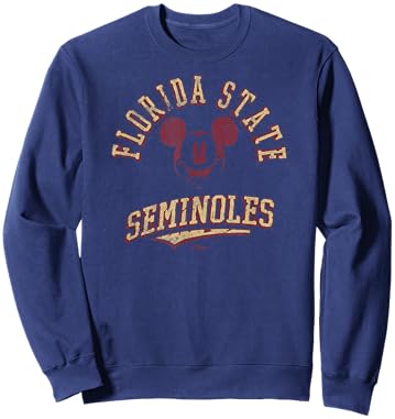 Florida State Seminoles Mickey Mouse Retro Sweatshirt - Sweatshirt | Navy