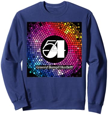 Studio 54_Disco_Groovy_015_Back Printed Sweatshirt - Sweatshirt | Navy