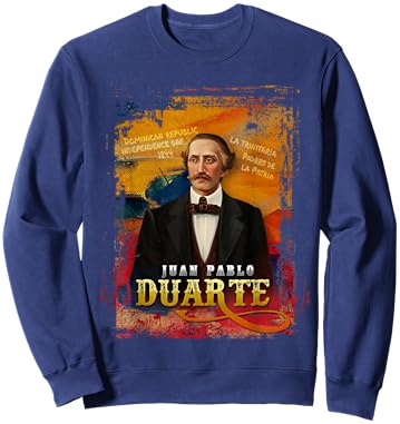 Dominican Independence La Trinitaria Juan Pablo Duarte 1844 Sweatshirt - Sweatshirt | Navy