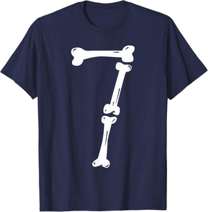 No 7 Couple Costume Duo 67 Six Seven Meme Funny 6 7 Skeleton T-Shirt - T-Shirt | Navy