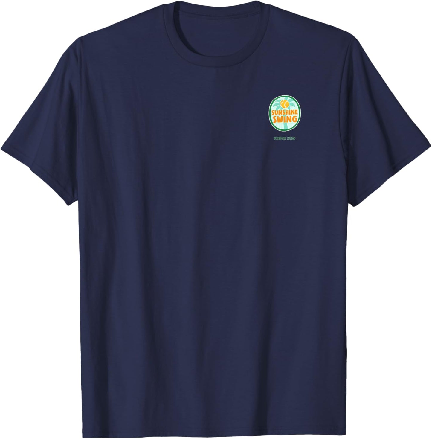 Watch More Tennis - Sunshine Swing T-Shirt - T-Shirt | Navy