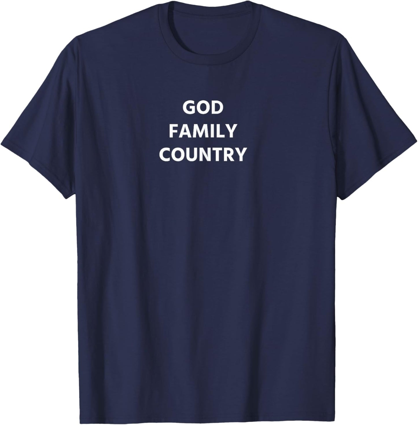 God Family Country T-Shirt - T-Shirt | Navy