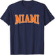 Miami - Throwback Design - Classic T-Shirt - T-Shirt | Navy