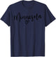 Minnesota Heart Women's Love Minnesota T-Shirt - T-Shirt | Navy