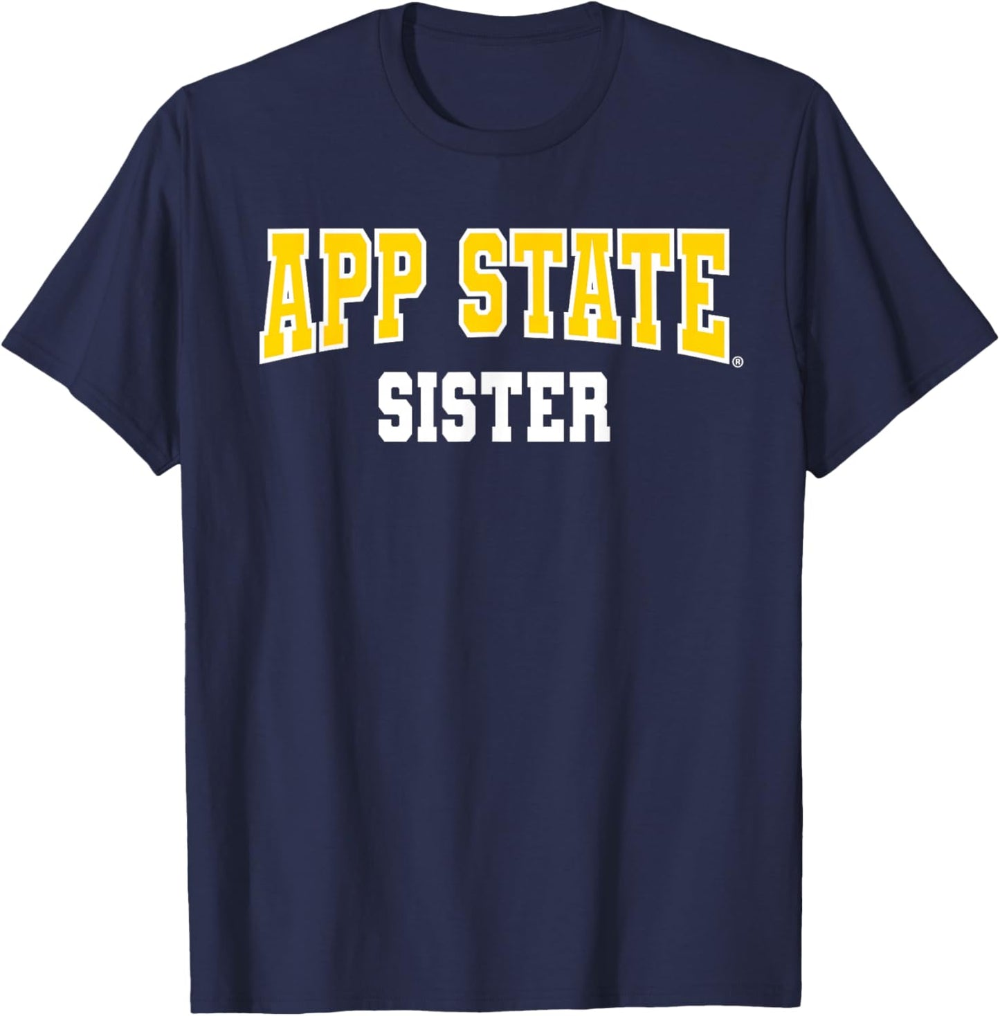 App State Sister Mountaineers NCAA APPSTATE112 T-Shirt - T-Shirt | Navy