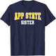 App State Sister Mountaineers NCAA APPSTATE112 T-Shirt - T-Shirt | Navy