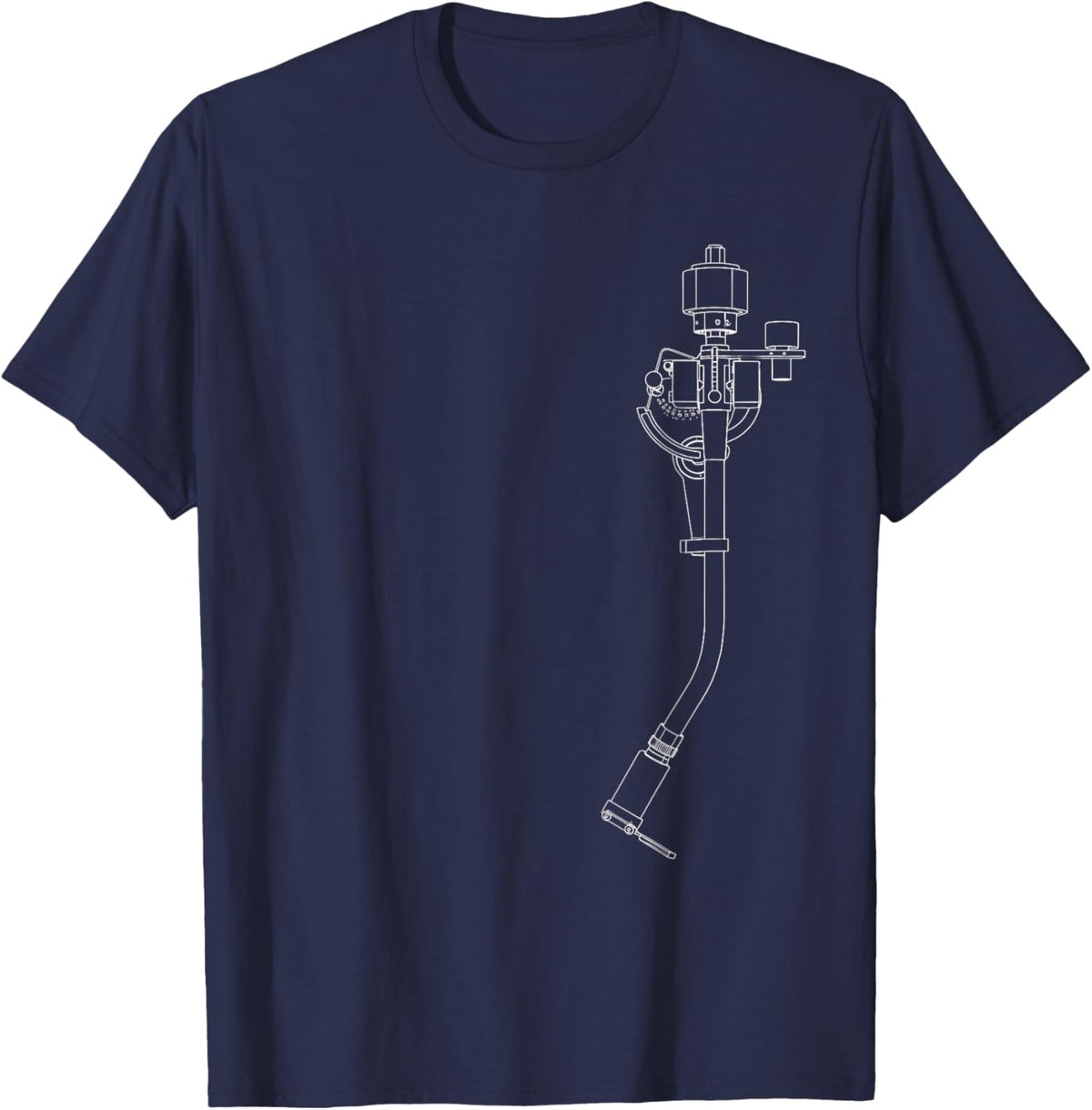 DJ Turntable - Technics 1200 T-Shirt - T-Shirt | Navy