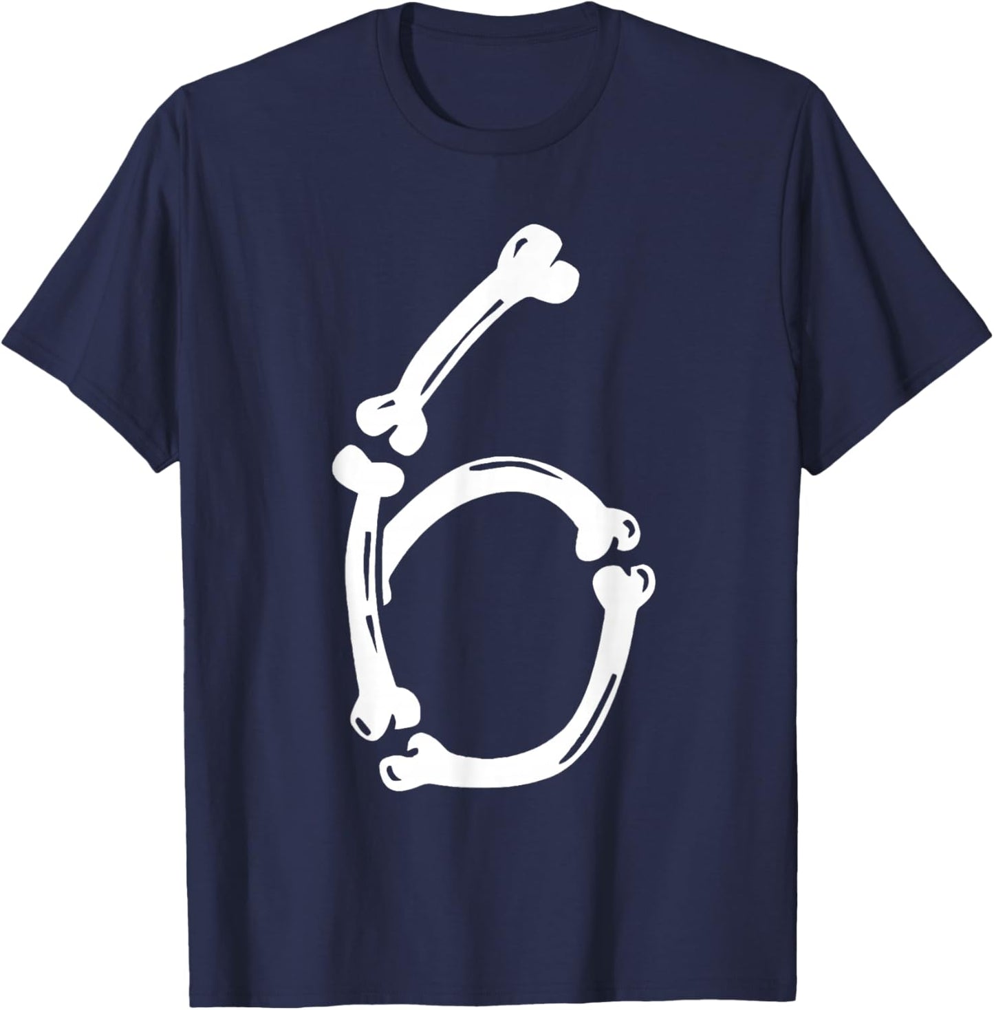 No 6 Couple Costume Duo 67 Six Seven Meme Funny 6 7 Skeleton T-Shirt - T-Shirt | Navy