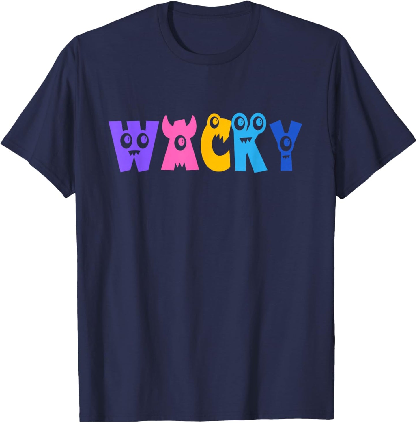 Wacky Costume Kids and Teachers | Mismatch Day Spirit Week T-Shirt - T-Shirt | Navy