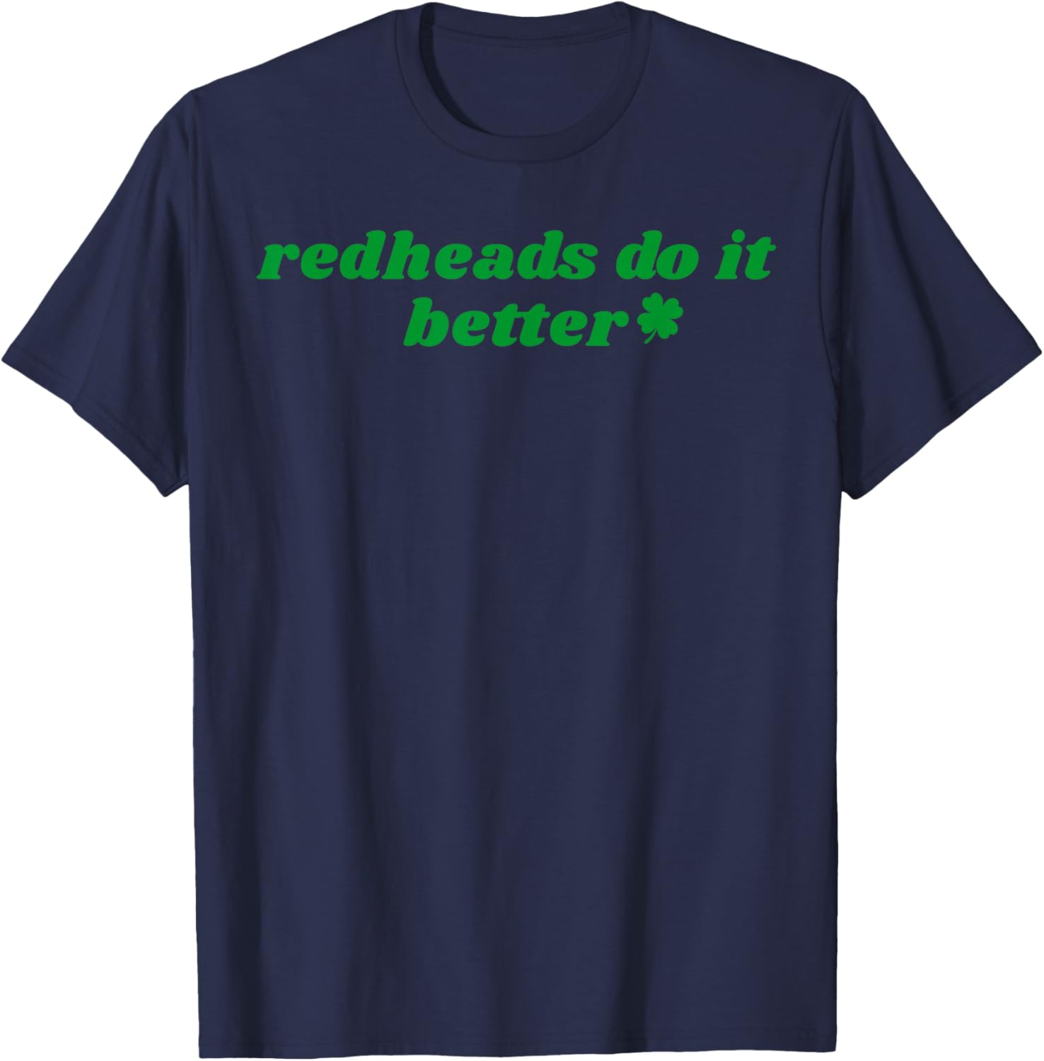Redheads Do It Better St Patrick's Day Dibs on The Redheads T-Shirt - T-Shirt | Navy